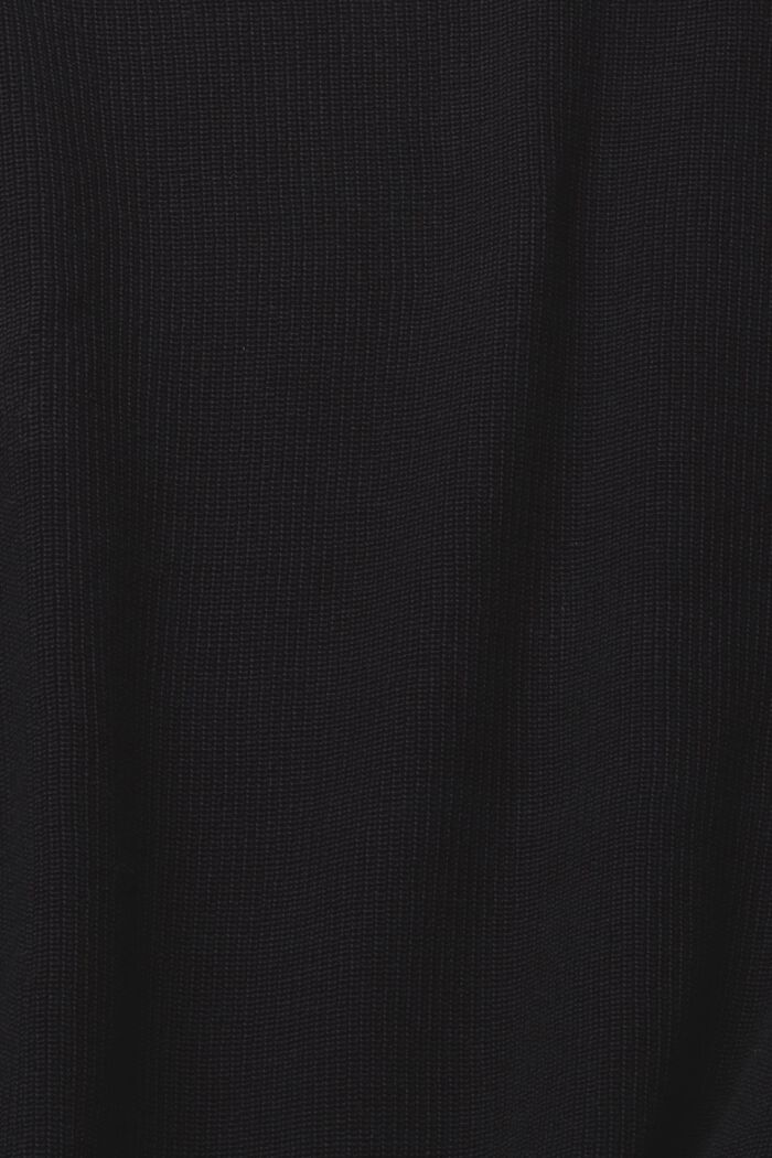 Strikket pullover med flagermusærmer, BLACK, detail image number 5