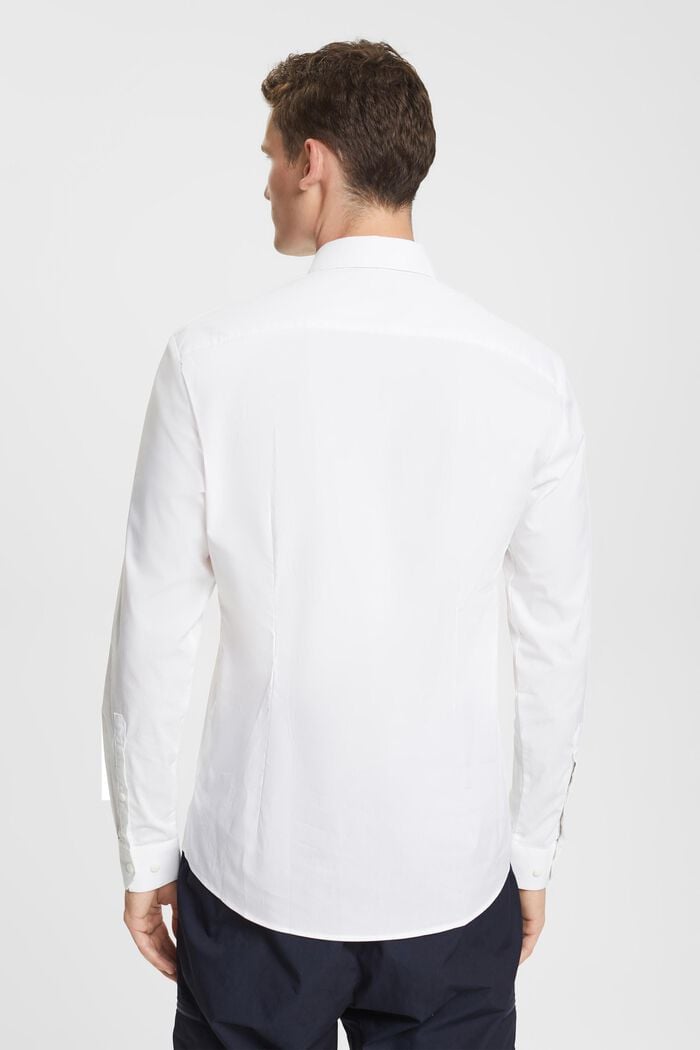 Shirt i slim fit, WHITE, detail image number 4