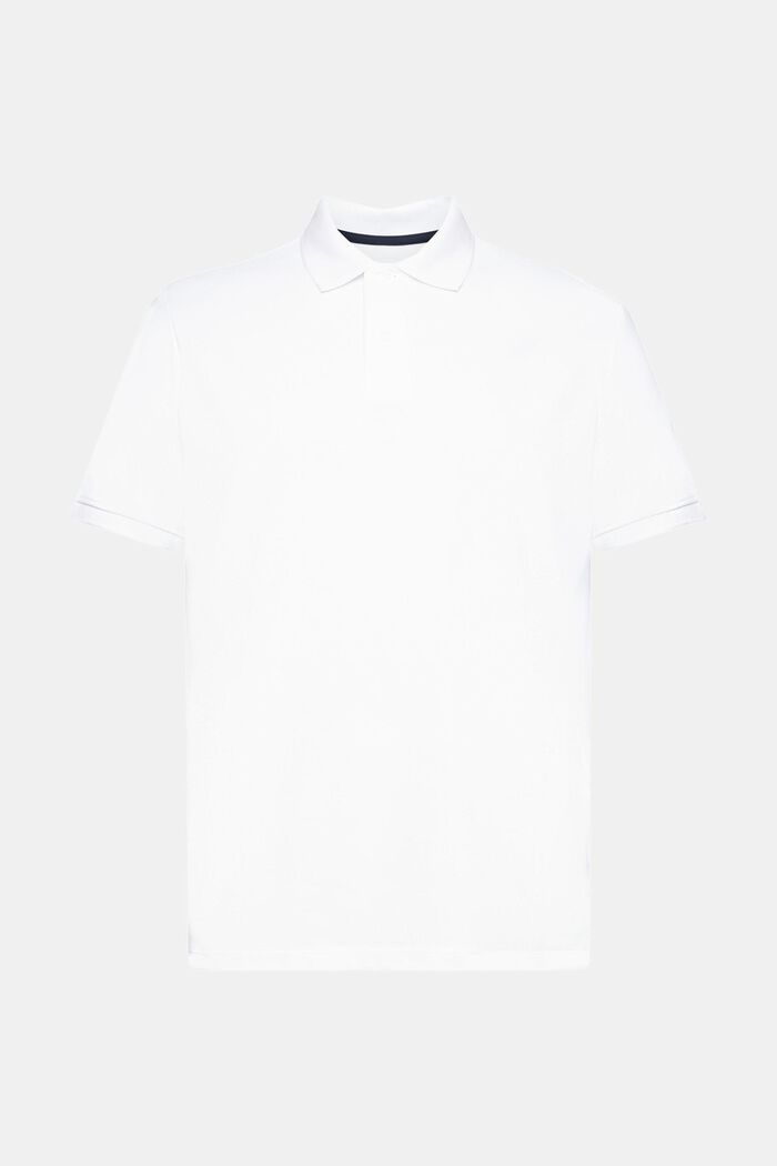 Poloshirt i slim fit, WHITE, detail image number 6