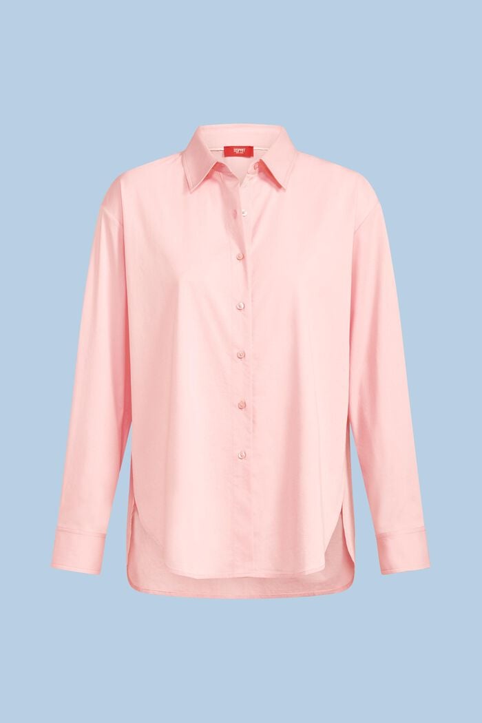 Oversized button down-skjorte, PINK, detail image number 5