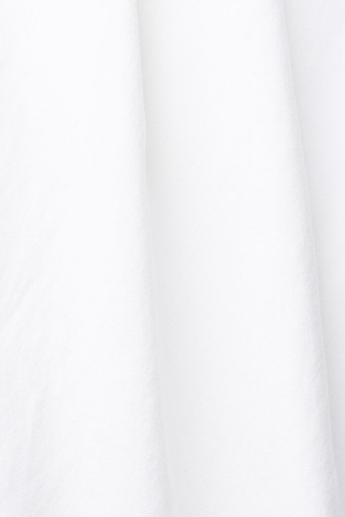 Med hør: kjole med regulerbare stropper, WHITE, detail image number 4