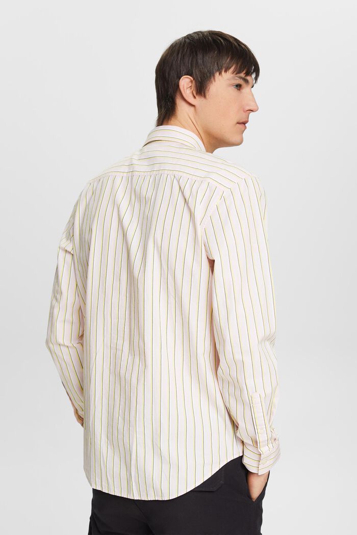 Stribet bomuldsskjorte, PASTEL PINK, detail image number 3