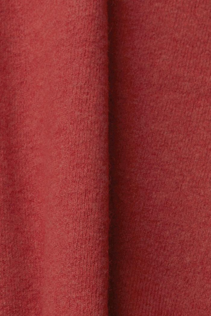 Pullover i uldmiks, TERRACOTTA, detail image number 1