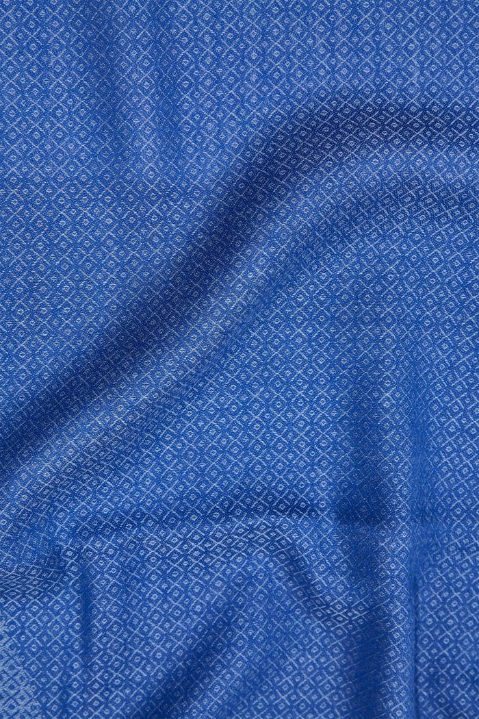 Mønstret tørklæde, LENZING™ ECOVERO™, BRIGHT BLUE, detail image number 2