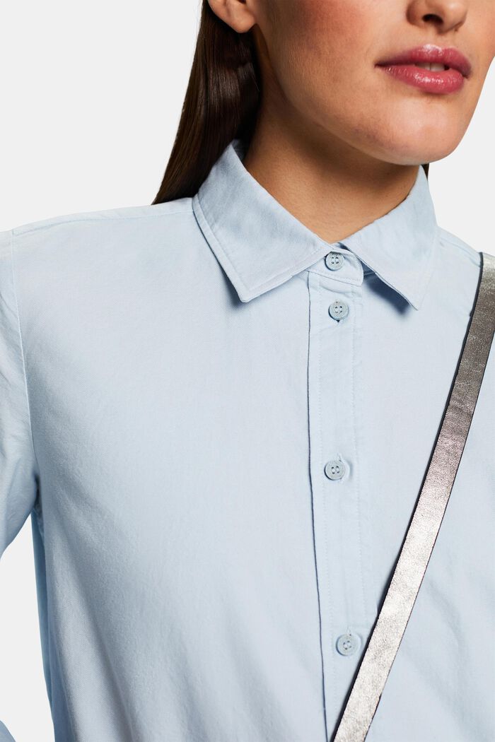 Oxford-skjortebluse, LIGHT BLUE, detail image number 3