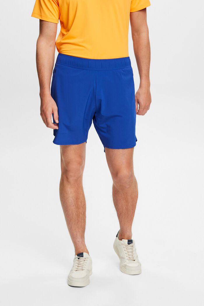 Active-shorts med lynlåslommer, BRIGHT BLUE, detail image number 0