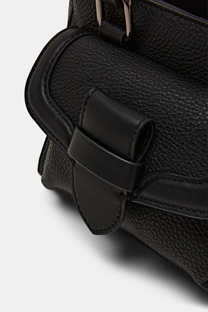 City bag i læder-look, BLACK, detail image number 1