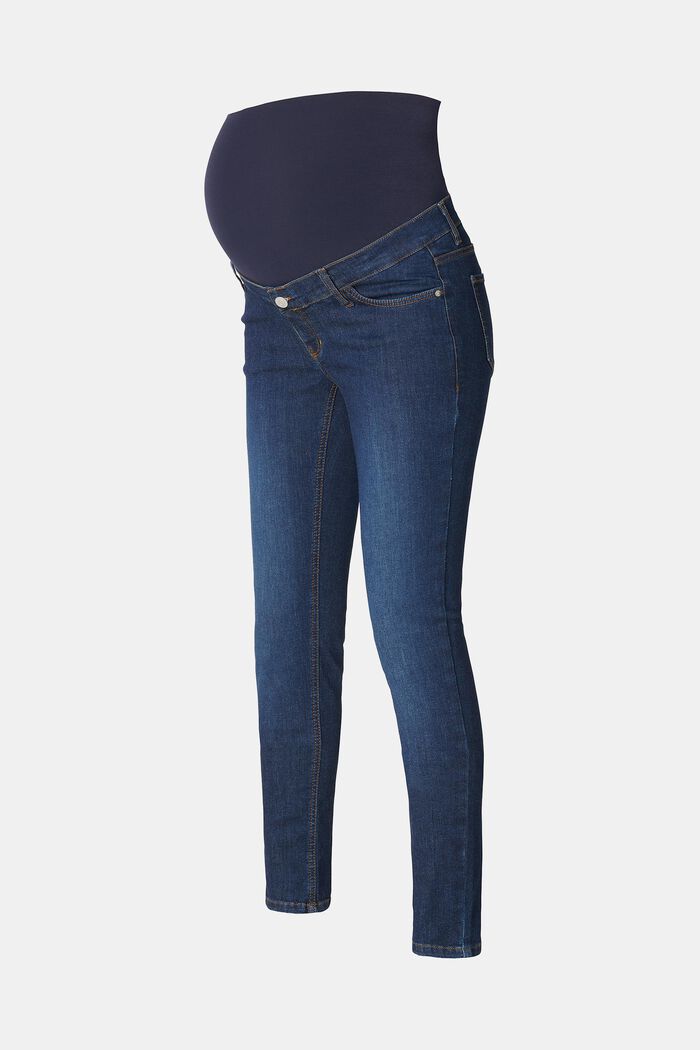 Jeans i skinny fit med høj støttelinning, DARK WASHED, detail image number 4