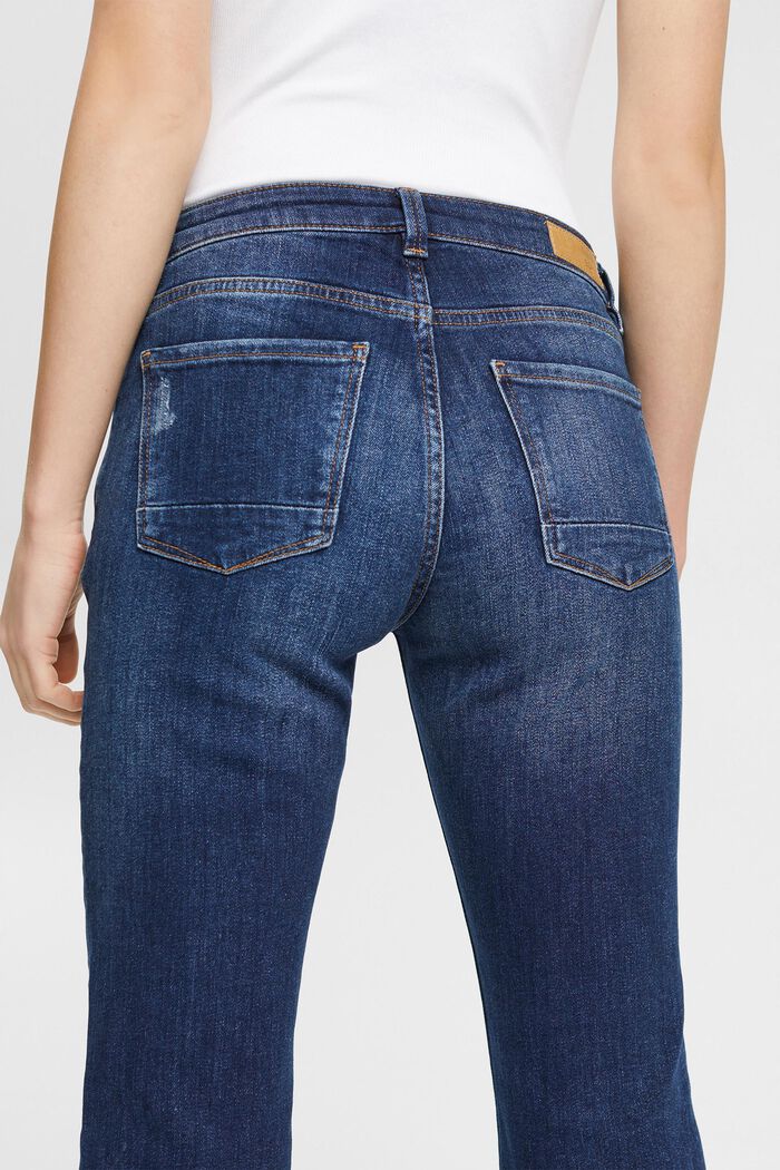 Superstretch-jeans med økologisk bomuld, BLUE DARK WASHED, detail image number 4