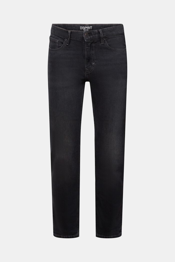 Slim jeans, BLACK DARK WASHED, detail image number 7