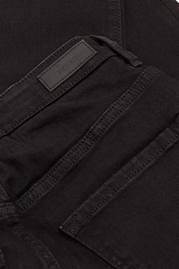 Genanvendte materialer: shaping-jeans med økologisk bomuld, BLACK RINSE, detail image number 5