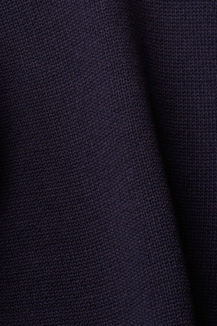 Strikket pullover med rullekrave, NAVY, detail image number 1