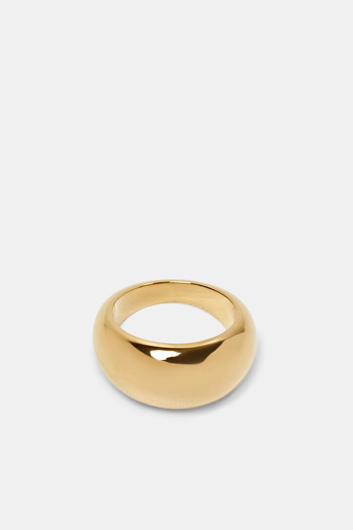 Asymmetrisk block ring, GOLD, detail image number 0