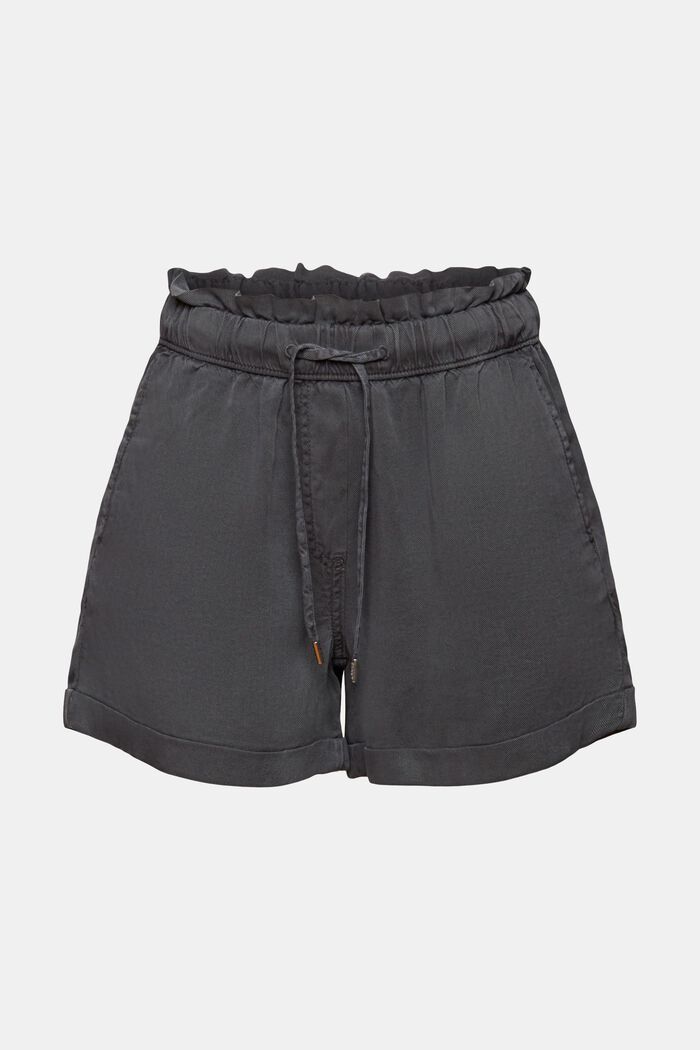 Pull on-shorts i twill, ANTHRACITE, detail image number 6