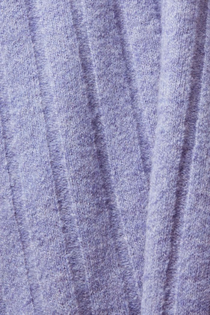 Pullover i flad ribstrik, BLUE LAVENDER, detail image number 5
