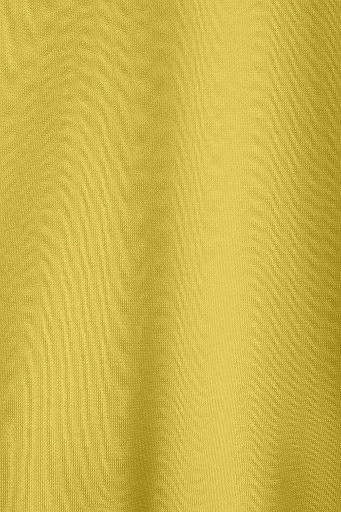 Unisex hættetrøje i fleece med logo, YELLOW, detail image number 4