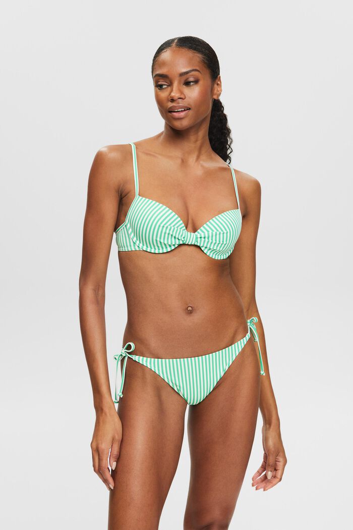 Bikinitrusser med bindebånd i siden, GREEN, detail image number 0