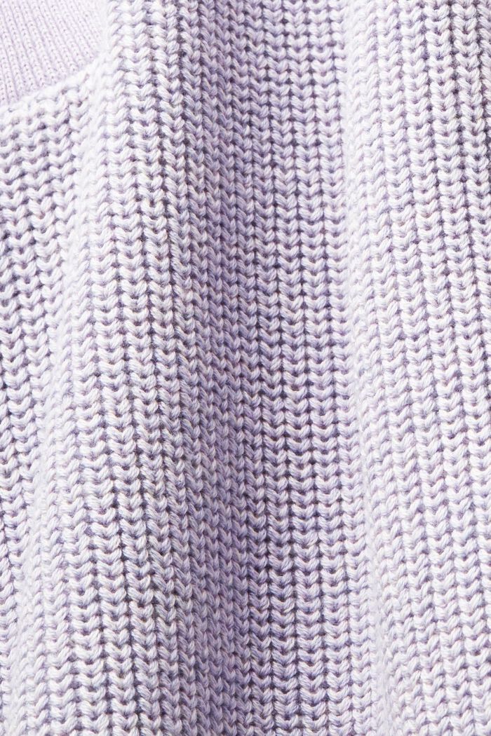 Tekstureret troyer-sweater, LAVENDER, detail image number 5