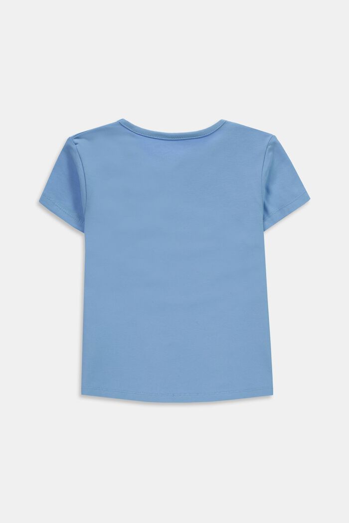 T-shirt af bomuld med surf-print, BRIGHT BLUE, detail image number 1