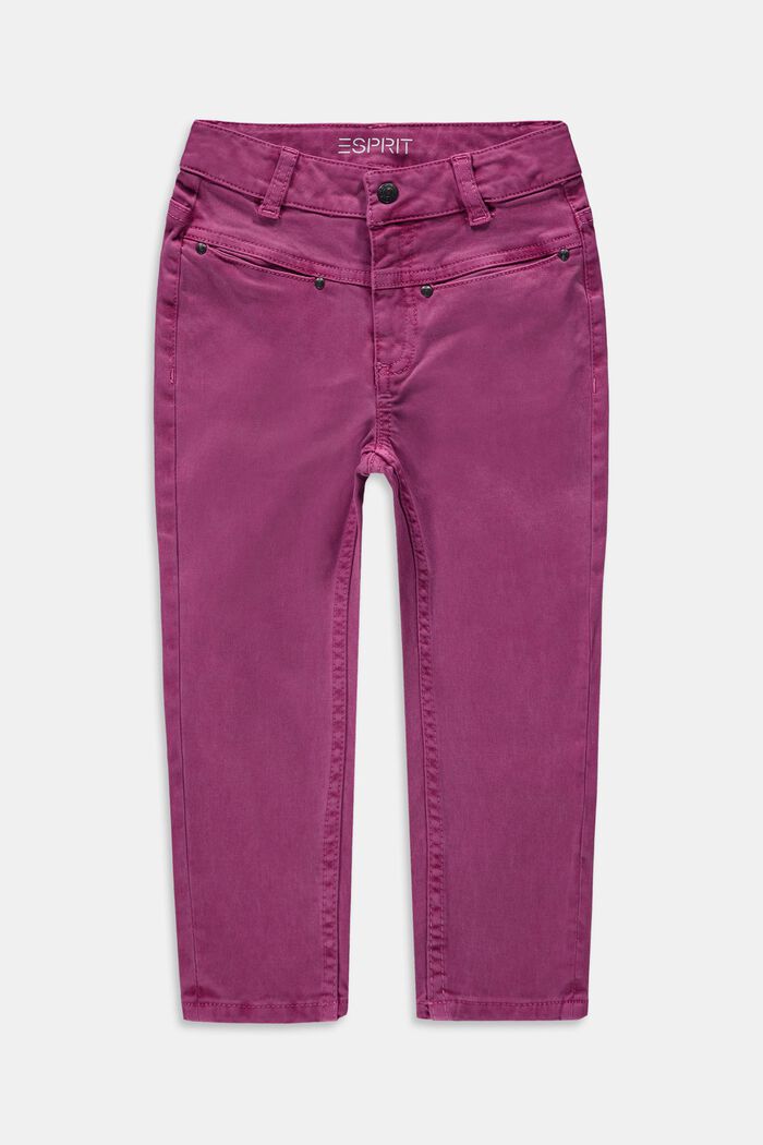 Jeans med justerbar linning, DARK PINK, detail image number 2