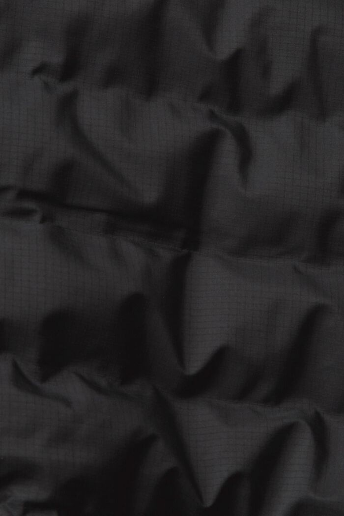 Quiltet jakke med hætte, BLACK, detail image number 1