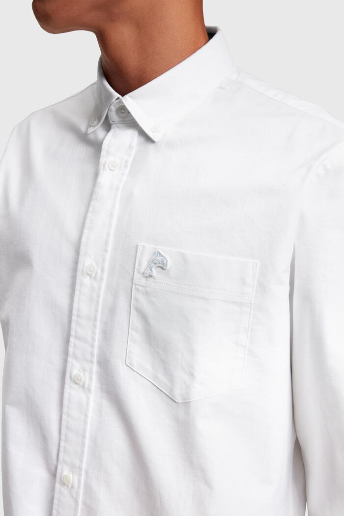 Oxfordskjorte i regular fit, WHITE, detail image number 2