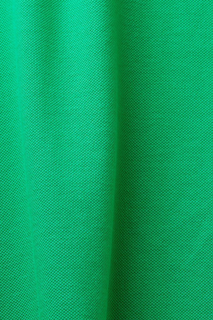 Poloshirt i bomuldspique, GREEN, detail image number 4