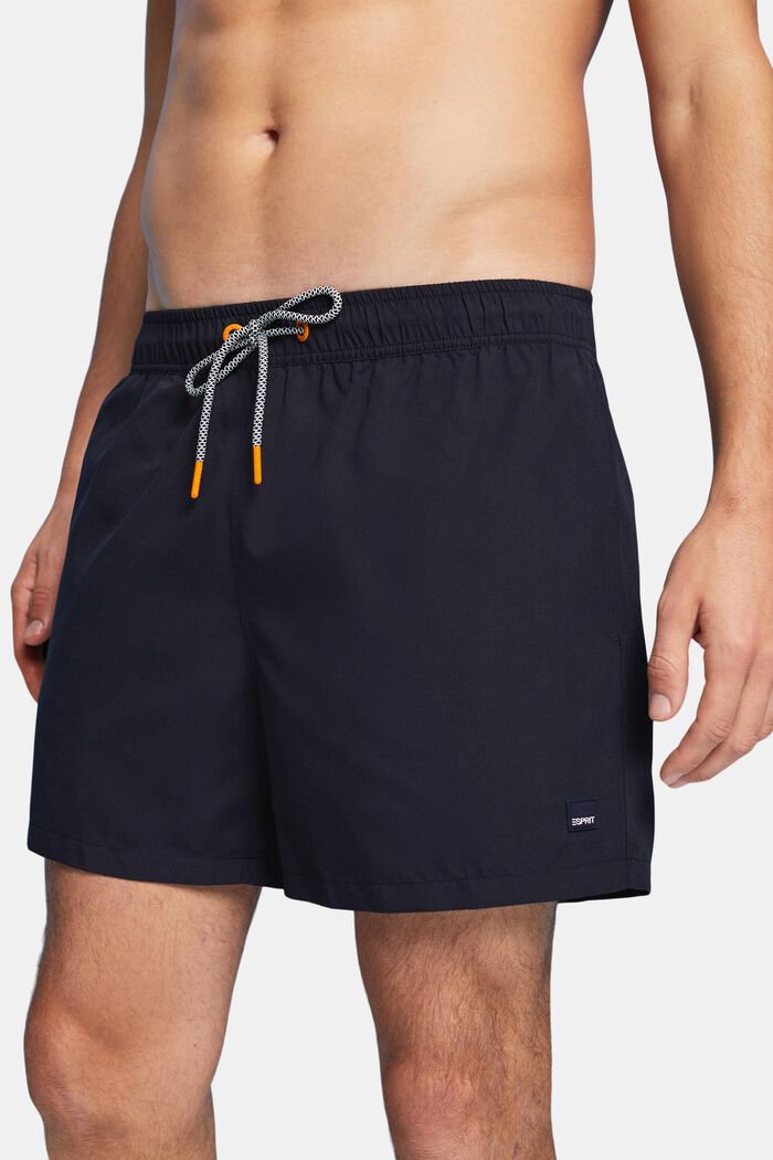 Beach shorts med elastisk linning, NAVY, detail image number 2