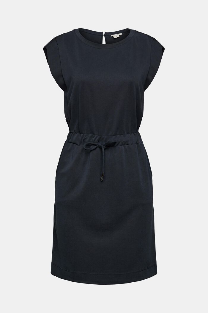 Med TENCEL™: kjole med indvendig snor, BLACK, detail image number 2