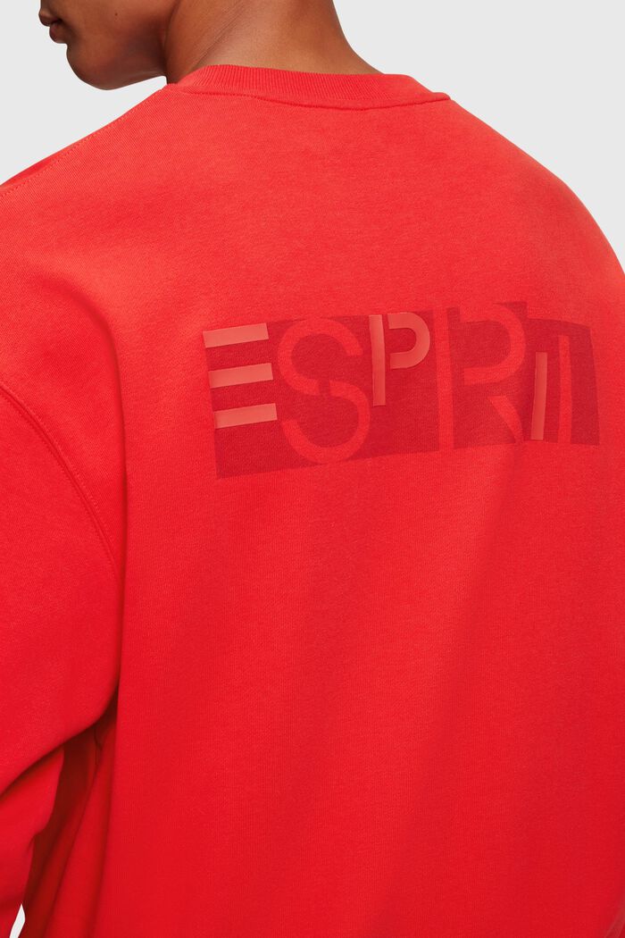Yagi Archive sweatshirt med logo, RED, detail image number 3