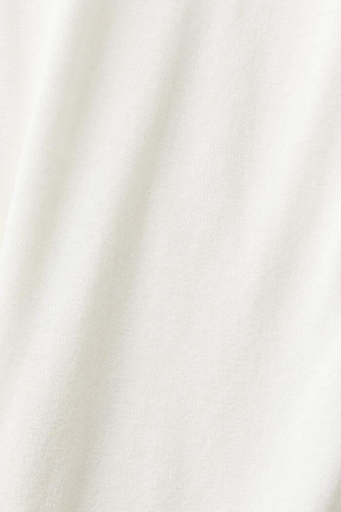 Striksweater med korte ærmer, OFF WHITE, detail image number 5