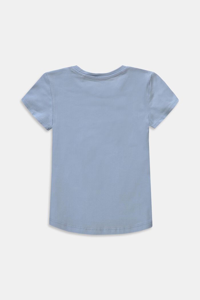 T-shirt med glitterprint, BLUE LAVENDER, detail image number 1