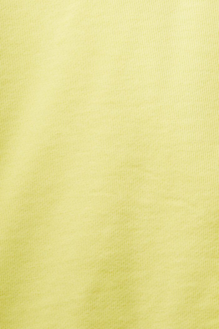 Unisex oversized hættetrøje med print, PASTEL YELLOW, detail image number 6