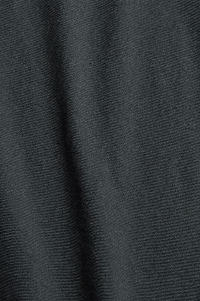 Jersey-T-shirt med brystlomme, TEAL BLUE, detail image number 4