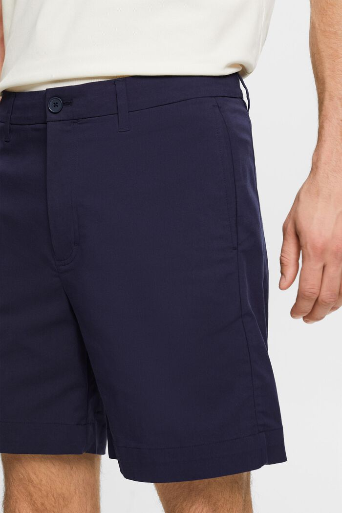 Chino-shorts i stretch-twill, NAVY, detail image number 4