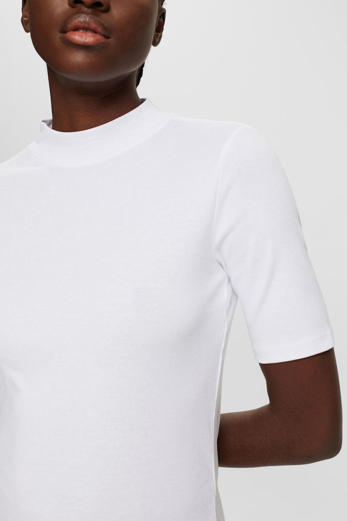 T-shirt i bomuld, WHITE, detail image number 2