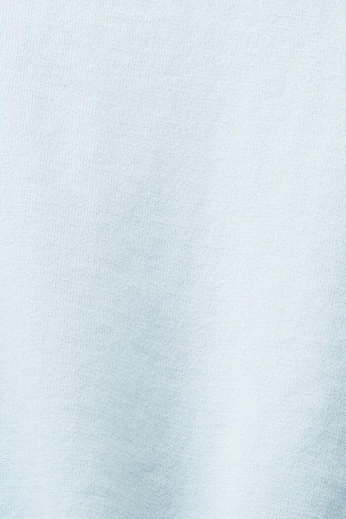 Striksweater med rund hals, PASTEL BLUE, detail image number 5