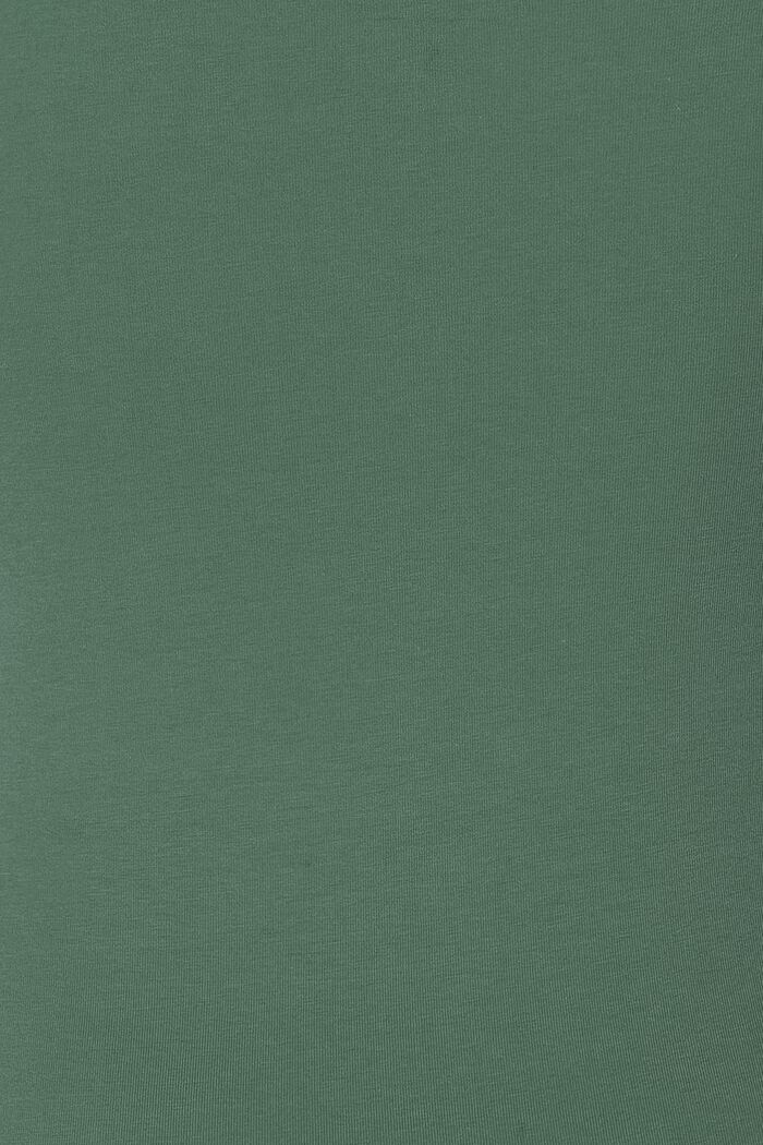 T-shirt med V-hals, LENZING™ ECOVERO™, VINYARD GREEN, detail image number 1