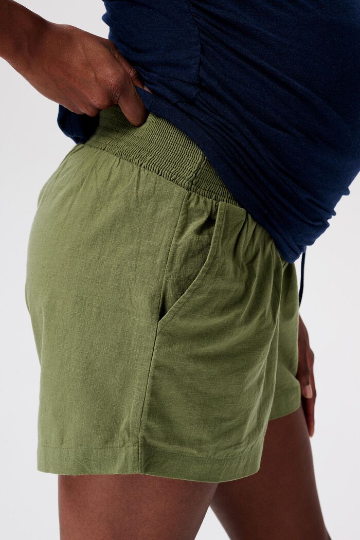 MATERNITY shorts med lav støttelinning, OLIVE GREEN, detail image number 1