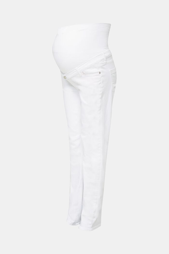 Basis-jeans med høj støttelinning, WHITE, detail image number 0