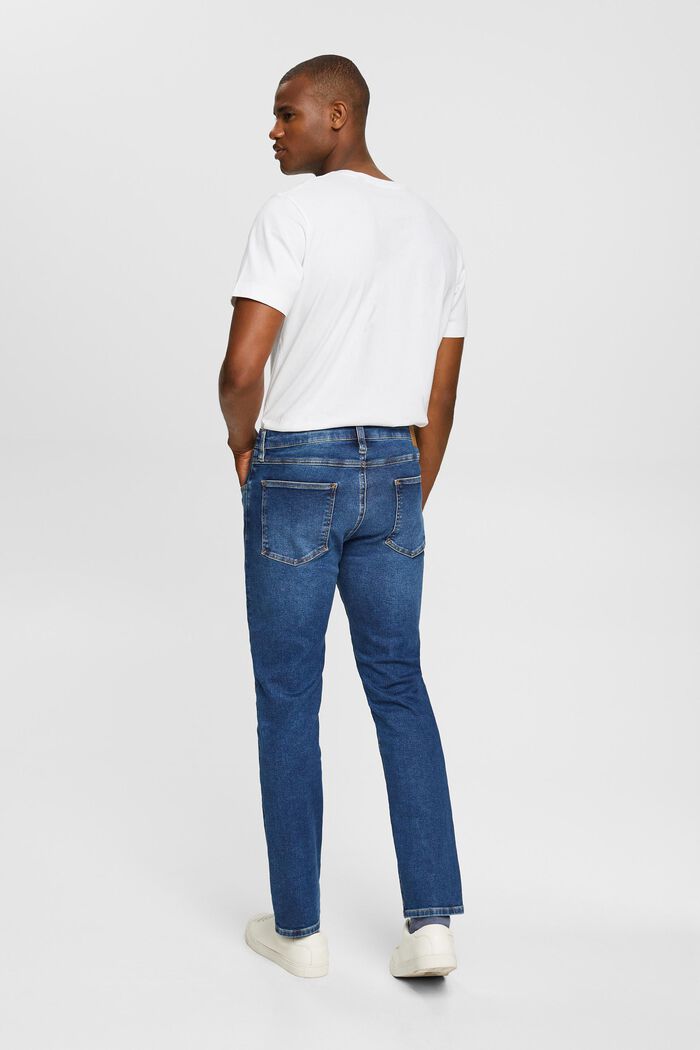 Jeans med slim fit, BLUE MEDIUM WASHED, detail image number 5
