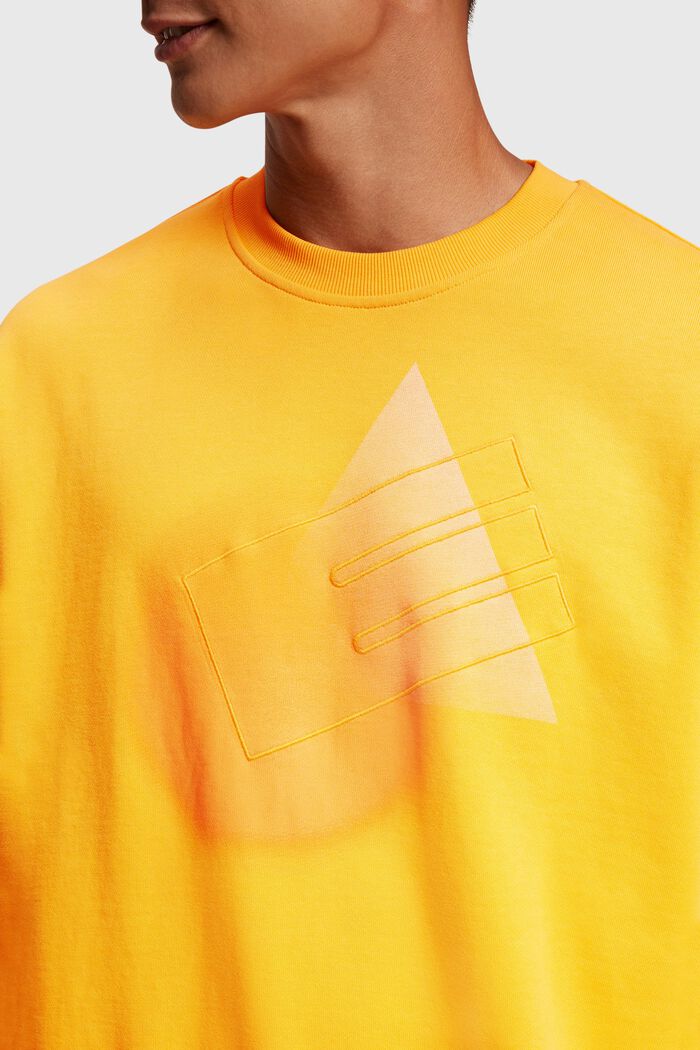 Yagi Archive sweatshirt med grafisk print, PEACH, detail image number 1