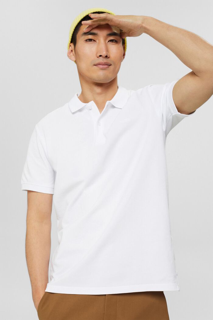Poloshirt, WHITE, detail image number 4