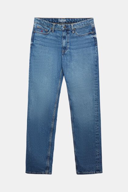 Lige jeans med mellemhøj talje