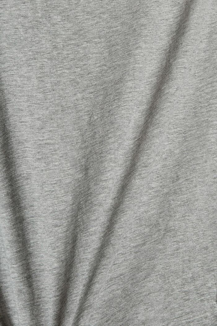 T-shirt med print, i blød bomuldsblanding, MEDIUM GREY, detail image number 4