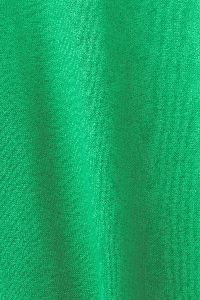 Sweater med høj hals, GREEN, detail image number 4