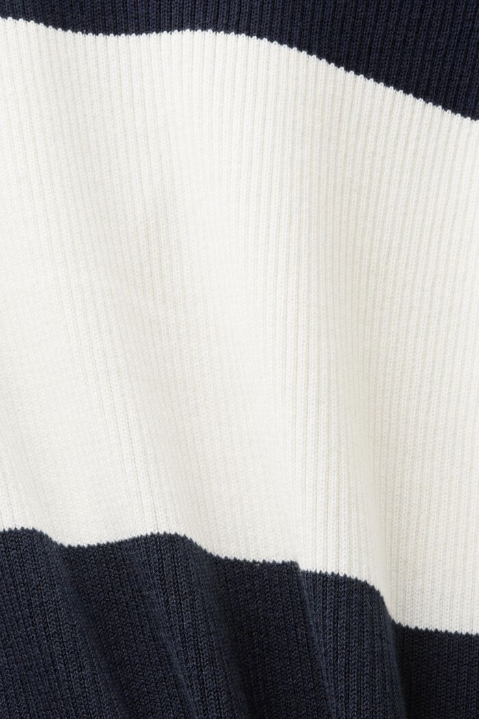 Stribet sweater-cardigan i midi-længde, ICE, detail image number 4