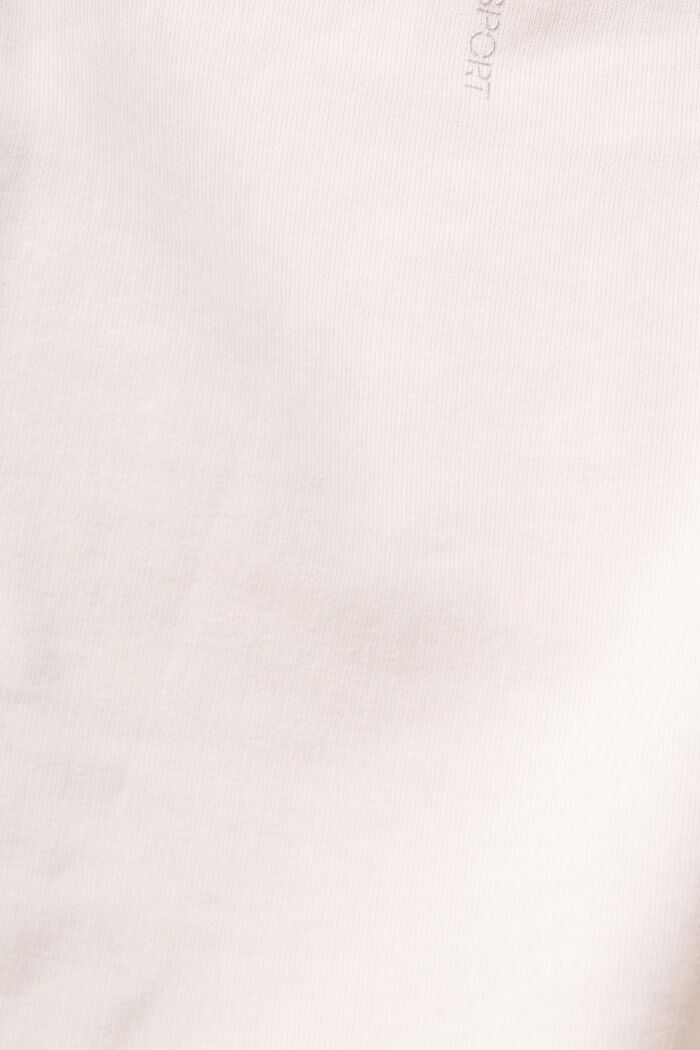 Genanvendte materialer: cropped sweatshirt, LIGHT ROSE, detail image number 4