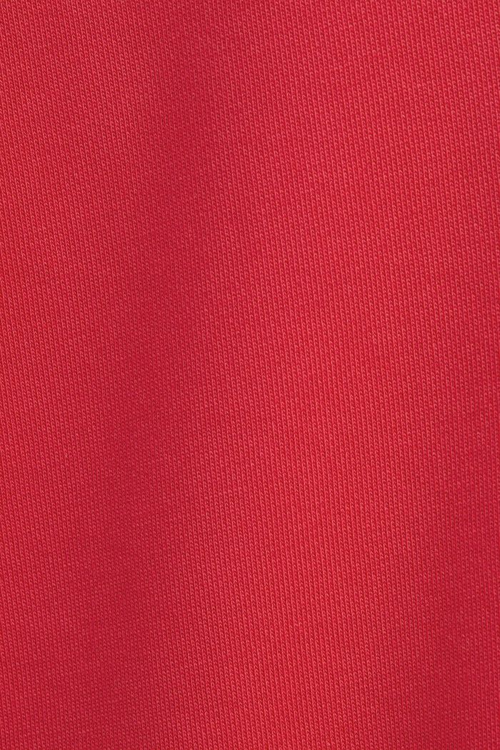 Unisex hættetrøje i fleece med logo, RED, detail image number 4