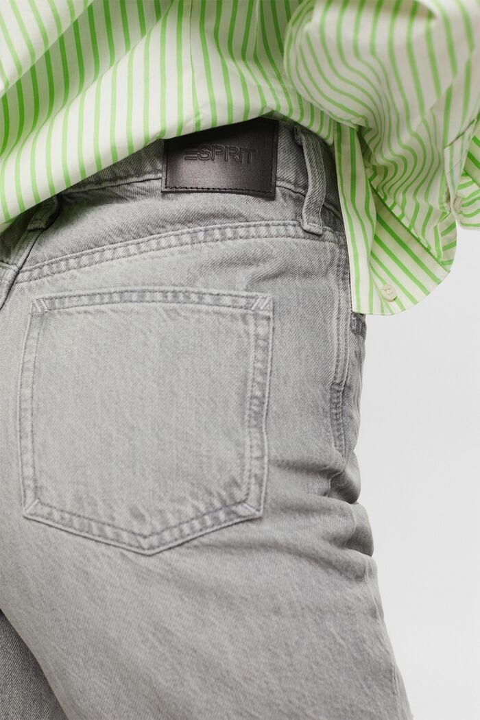 Lige retro-jeans, GREY LIGHT WASHED, detail image number 3